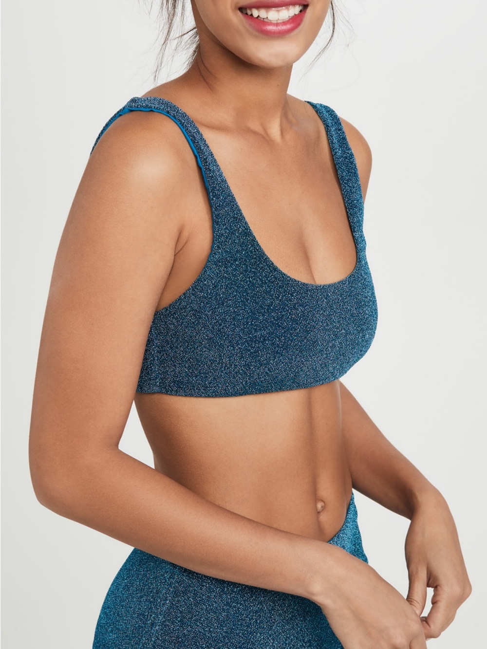 NWOT Mikoh Lurex Las Palmas Bikini Top